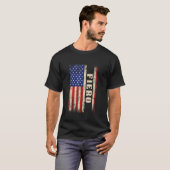 Fiero Achternaam T-shirt Fiero Naam Amerikaanse Vl (Voorkant volledig)