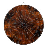 fiery Abstact Feather Fractal Dart Board Dartbord (Voorkant)