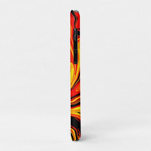 Fiery Abstract Swirls of Emotion Case-Mate iPhone Case (Achterkant/links)
