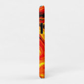 Fiery Abstract Swirls of Emotion Case-Mate iPhone Case (Achterkant/rechts)