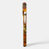 Fiery Abstract Texture Case-Mate iPhone Case (Achterkant / Links)