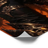 Fiery Amazon Warrior Poster (Hoek)