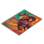 Fiery Aries Zodiac Notitieboek (Linkerzijde)