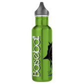 Fiery Baseball Water Flessen (Links)