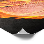 Fiery Basketball Poster (Hoek)