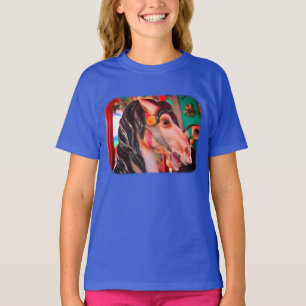 Fiery Carousel Horse T-shirt