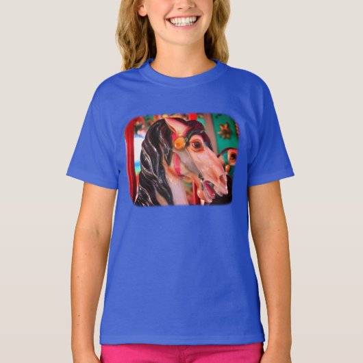 Fiery Carousel Horse T-shirt (Voorkant)