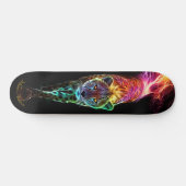 Fiery Cheetah Glowing Cool Style Persoonlijk Skateboard (Horizontaal)