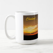 Fiery Cleveland Sunset 2024 Koffiemok (Links)