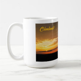 Fiery Cleveland Sunset 2024 Koffiemok
