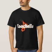 Fiery Coachella Tee – A Design Full of Energy T-shirt (Voorkant)
