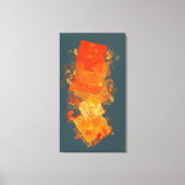 Fiery Colors Canvas Afdruk (Voorkant)