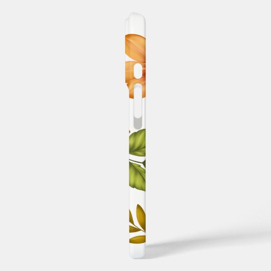 Fiery Dahlia Bloom  Case-Mate iPhone Case (Achterkant / Links)