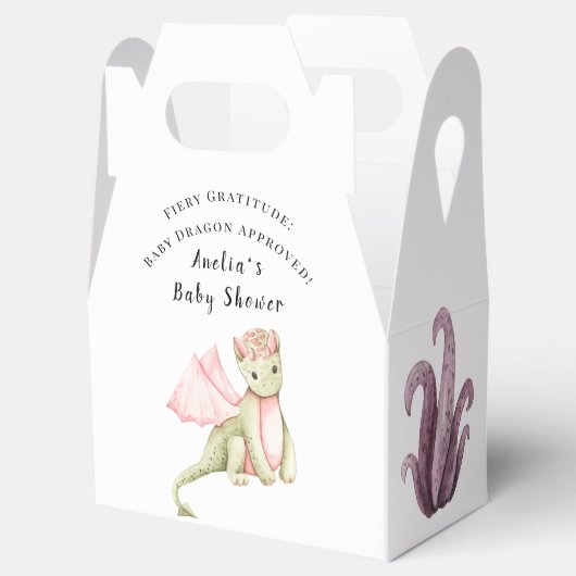 Fiery Dankbaarheid: Baby Dragon goedgekeurd! Bedankdoosjes (Geopend)