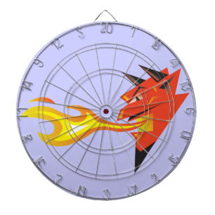 Fiery Devil's Head_Flame-Spitting Dartbord
