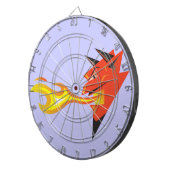 Fiery Devil's Head_Flame-Spitting Dartbord (Voorkant Rechts)