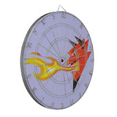 Fiery Devil's Head_Flame-Spitting Dartbord (Voorkant Links)