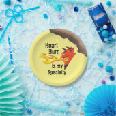 Fiery Devil's Head_Heart Burn is Mijn Speciaal Papieren Bordje (Feest)