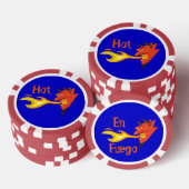 Fiery Devil's Head_Hot_En Fuego Poker Chips (Opstapeling)
