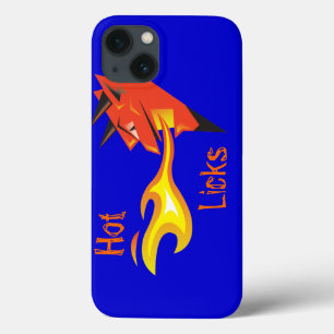 Fiery Devil's Head_Hot Licks Case-Mate iPhone Case