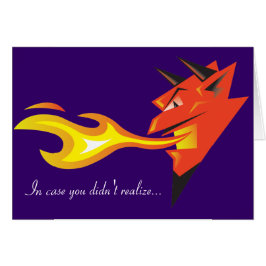 Fiery Devil's hoofd "In hoesje wist je niet dat...