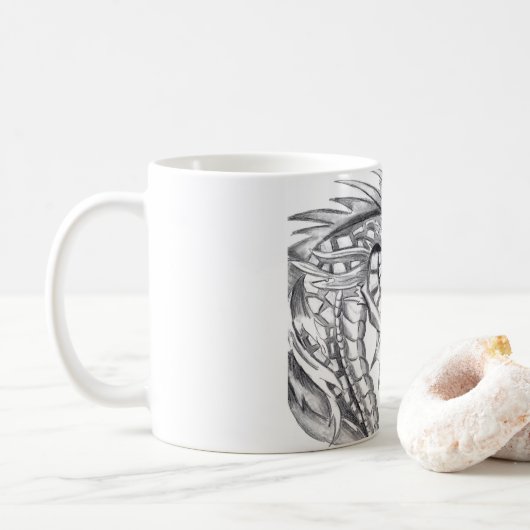 Fiery Dragon Hot Coffee Mok (Met donut)