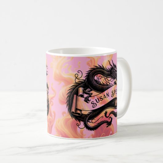 Fiery Dragon-Mok Koffiemok (Voorkant rechts)