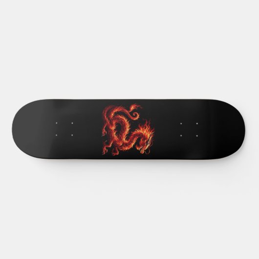 Fiery Dragon Persoonlijk Skateboard (Horizontaal)