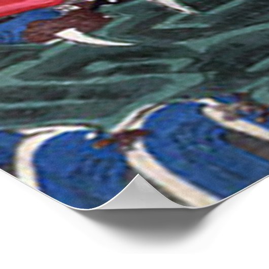 Fiery Dragon van het Poster van Yoshitsuya (Hoek)