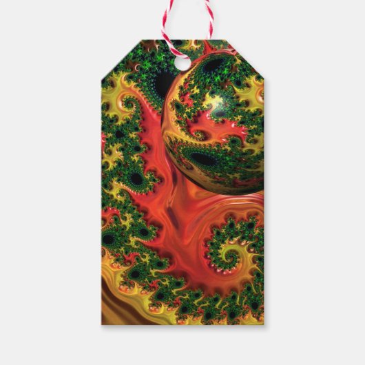 Fiery Elegance - Een studie naar complexiteit Cadeaulabel (Voorkant)