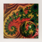 Fiery Elegance - Een studie naar complexiteit Legpuzzel (Horizontaal)