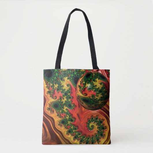 Fiery Elegance - Een studie naar complexiteit Tote Bag (Voorkant)