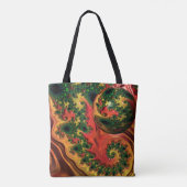 Fiery Elegance - Een studie naar complexiteit Tote Bag (Achterkant)