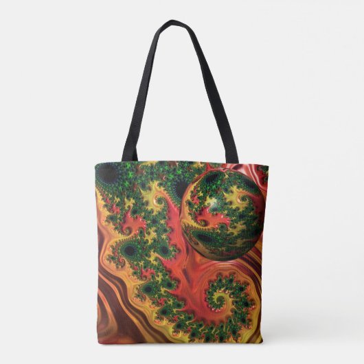 Fiery Elegance - Een studie naar complexiteit Tote Bag (Achterkant)