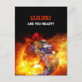 Fiery End of the World Apocalypse Briefkaart (Voorkant)
