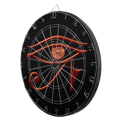 Fiery Eye of Horus Dart Board Dartbord (Voorkant Rechts)