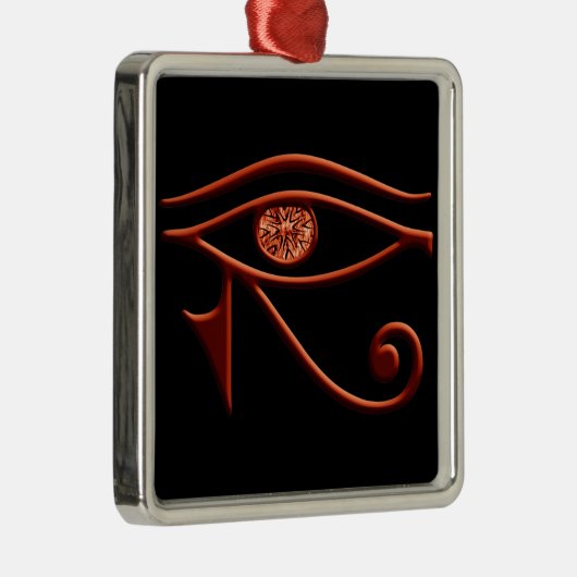 Fiery Eye of Horus Square Ornament (Rechts)