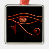 Fiery Eye of Horus Square Ornament (Voorkant)