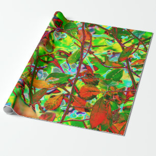 Fiery Fall Leaves Cadeaupapier