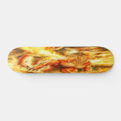 Fiery Fantasy Dragon Persoonlijk Skateboard (Horizontaal)