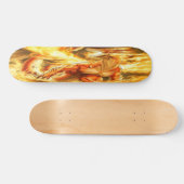Fiery Fantasy Dragon Persoonlijk Skateboard (Horizontaal)