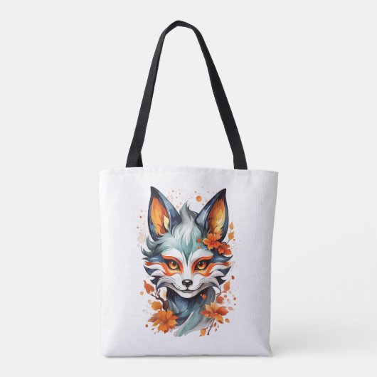 Fiery Feline Impressie Tote Bag (Achterkant)