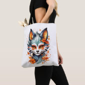 Fiery Feline Impressie Tote Bag (Dichtbij)