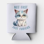 Fiery Feline Spirit – Sassy Angry Cat Design Blikjeskoeler (Voorkant)