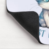 Fiery Feline Spirit – Sassy Angry Cat Design Muismat (Hoek)
