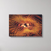 Fiery Filaments Canvas Afdruk (Voorkant)
