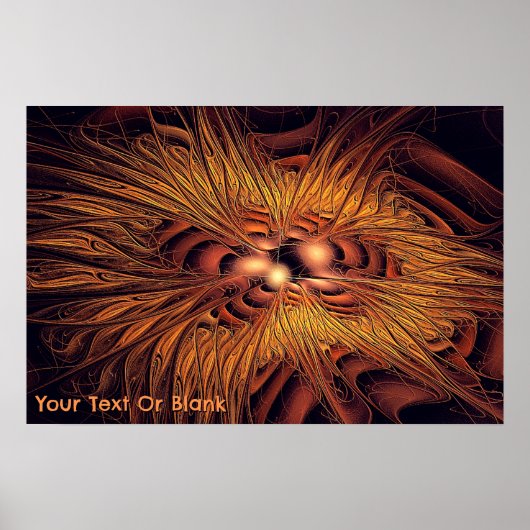 Fiery Filaments Poster (Voorkant)