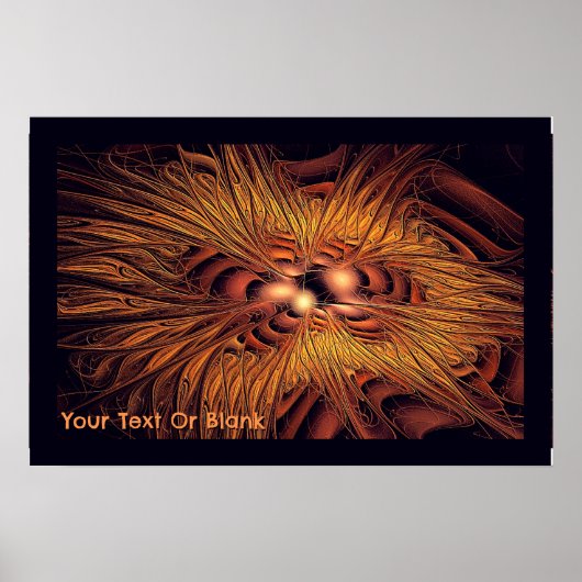 Fiery Filaments Poster (Voorkant)