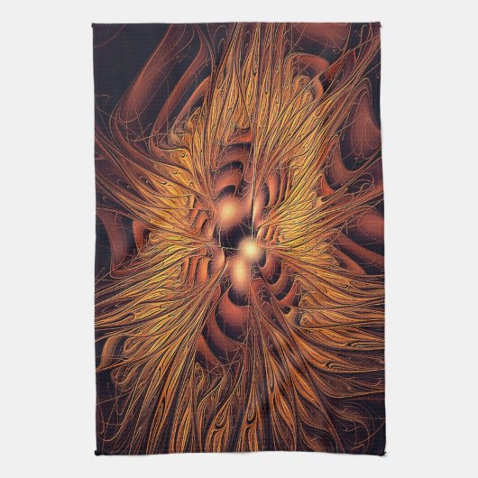 Fiery Filaments Theedoek (Verticaal)