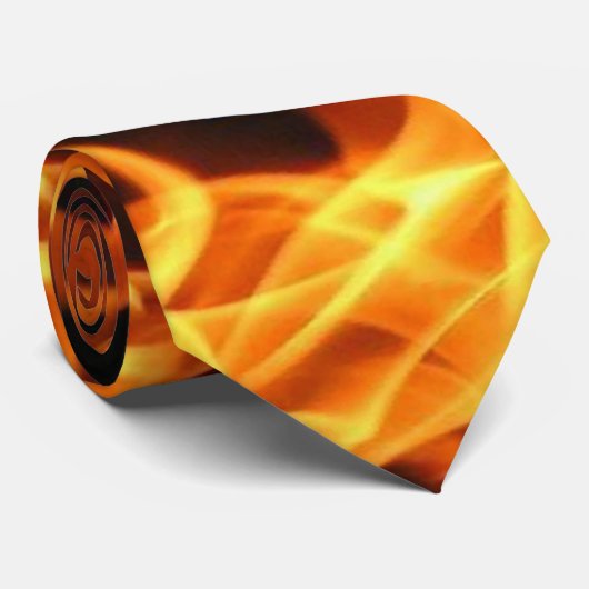 Fiery Flame Stropdas (Opgerold)